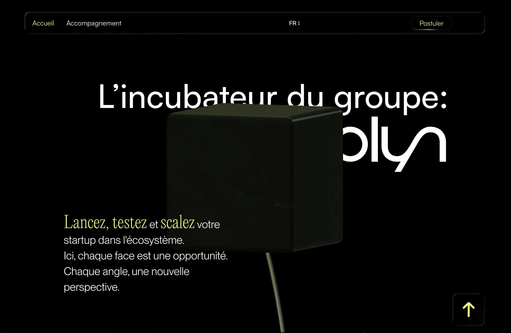 Cube Incubateur, visuel 2
